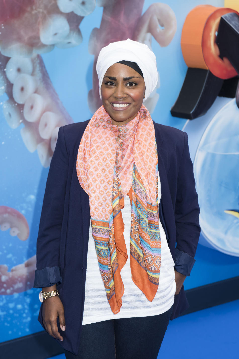 Nadiya Hussain attends the UK premiere of Finding Dory, at the Odeon Leicester Square in London.