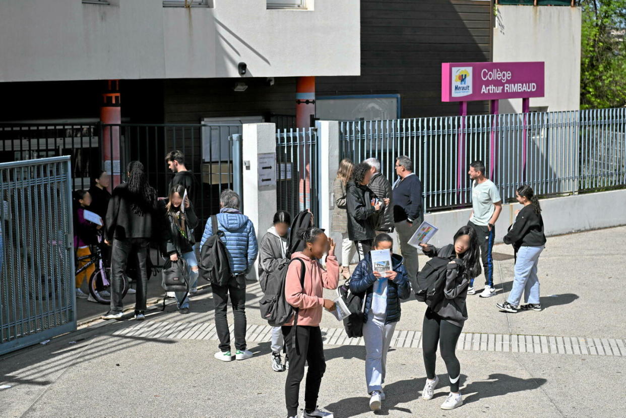 Le collège Arthur-Rimbaud, à Montpellier.  - Credit:JEAN-MICHEL MART / MAXPPP / PHOTOPQR/LE MIDI LIBRE/MAXPPP