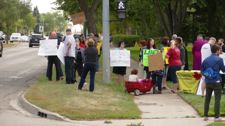 'A message that needs to go out': Brandonites rally against racism