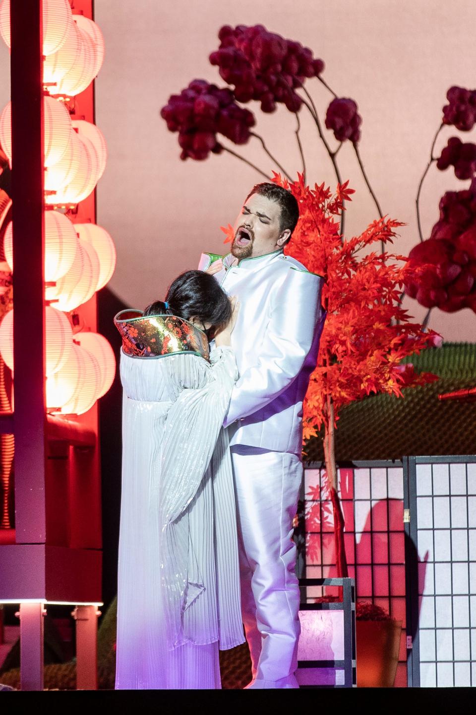 Dress rehearsal for Madam Butterfly at Detroit Opera House in downtown Detroit on Thursday, Oct. 5, 2023.