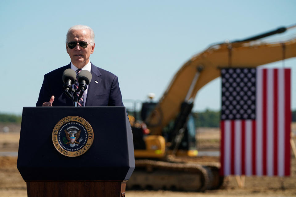 Biden speaks in Ohio.