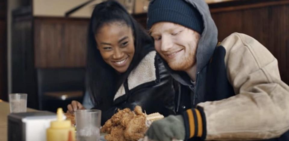 "Shape of You" video by Ed Sheeran.