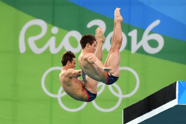 <strong>Daniel Goodfellow and Tom Daley dive for bronze in Rio</strong> (Photo: Quinn Rooney via Getty Images)