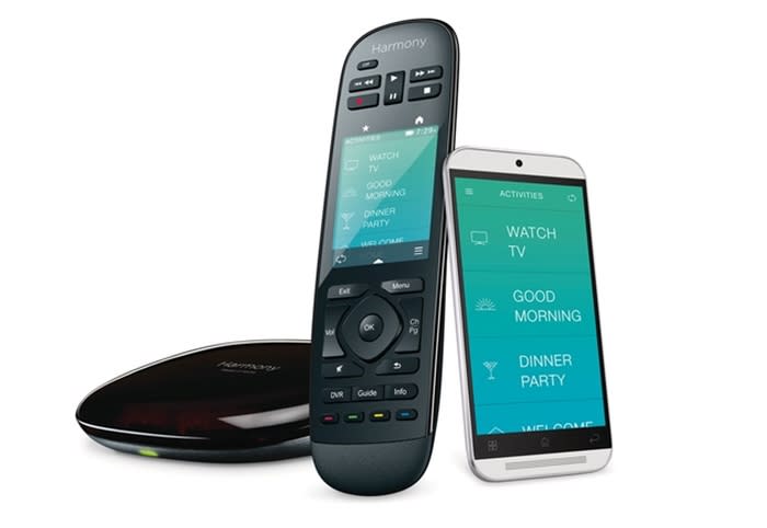 Harmony home living remote, hub and app