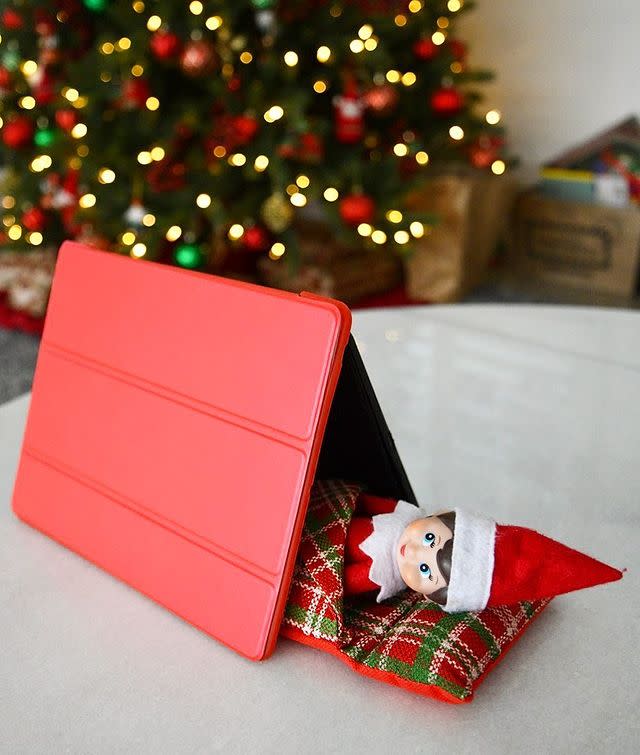 Camping Elf on the Shelf