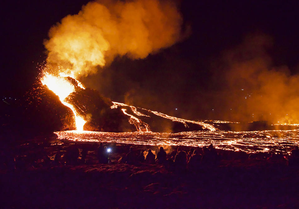 La nuit, le spectacle est encore plus impressionnant