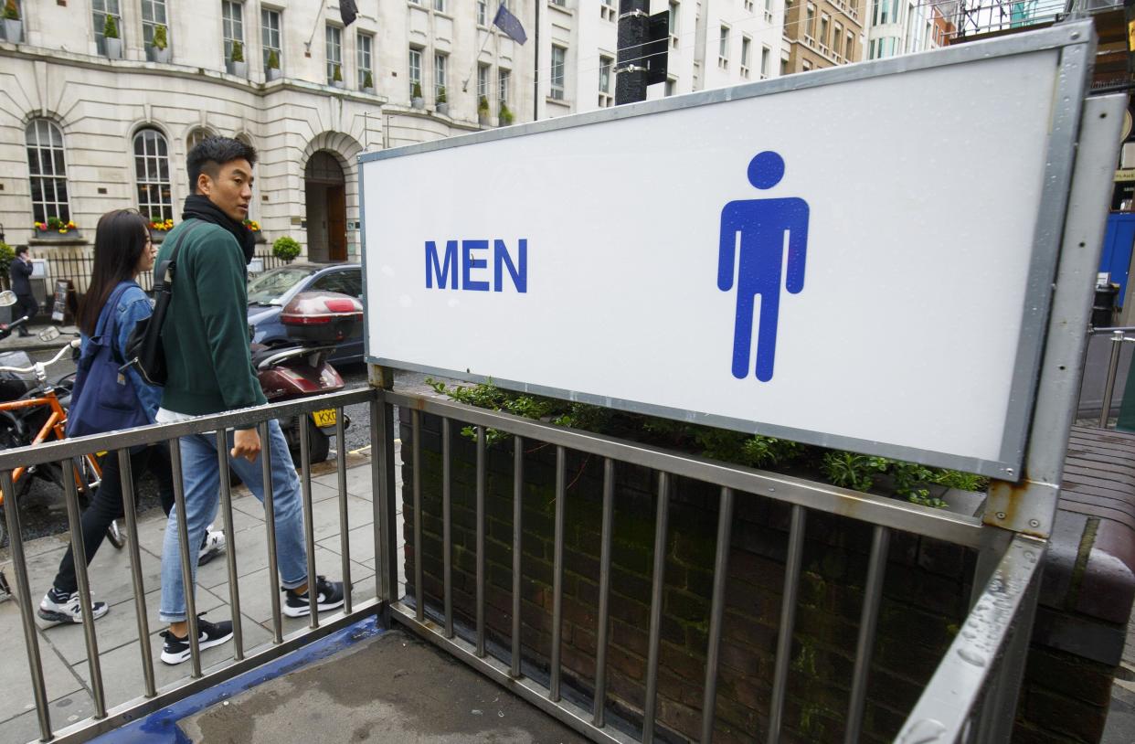 A public toilet in London Rex