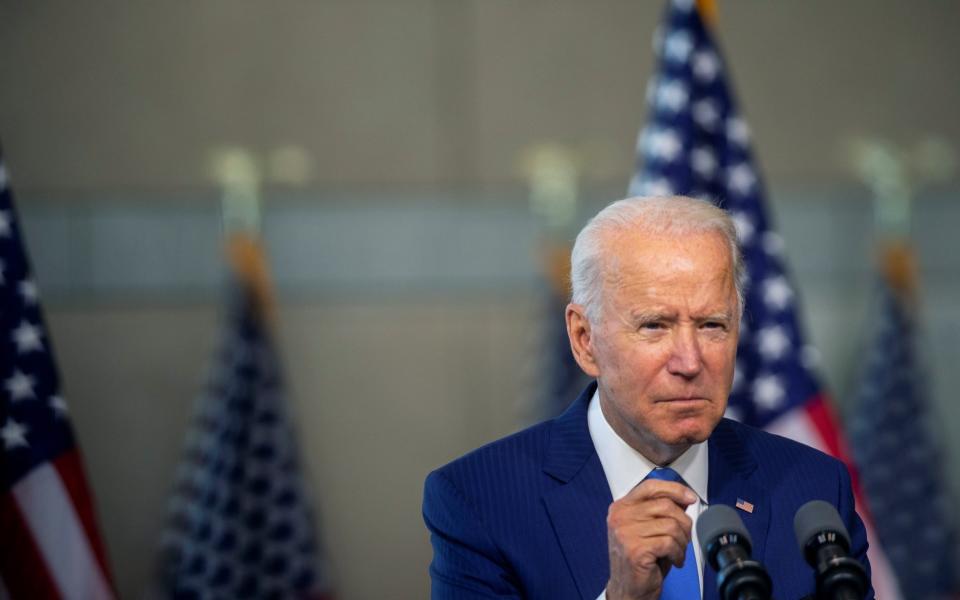 Joe Biden said Donald Trump was abusing his position by taking the action so close to an election - Reuters