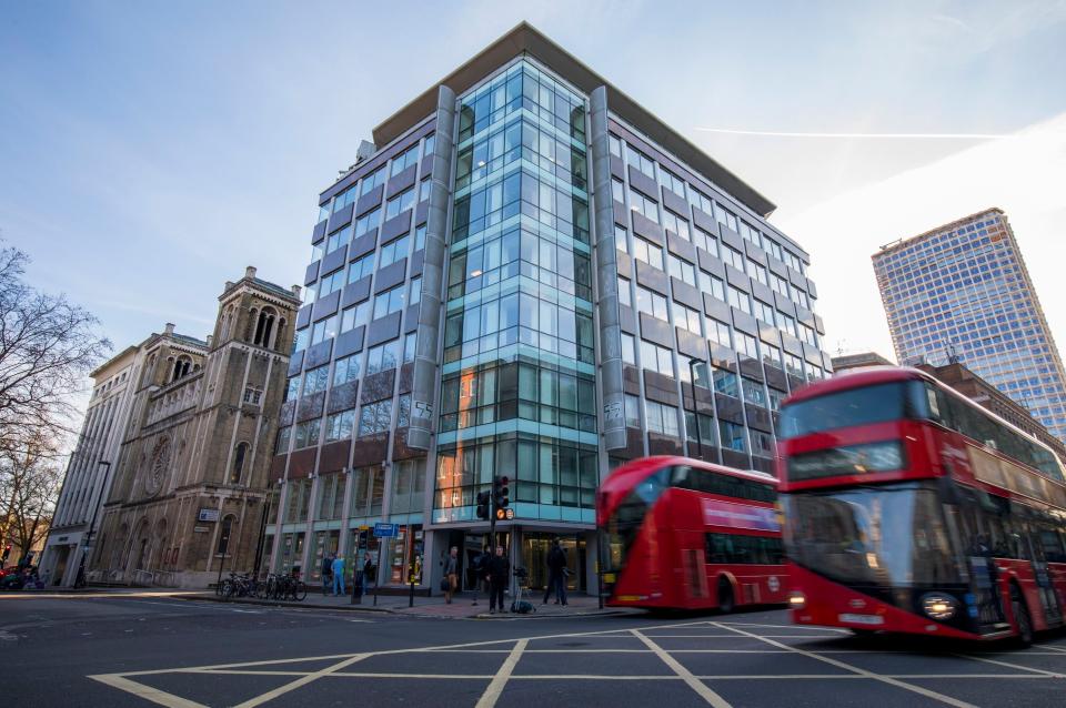 London offices. Photo: Rob Pinney/Lnp/REX/Shutterstock