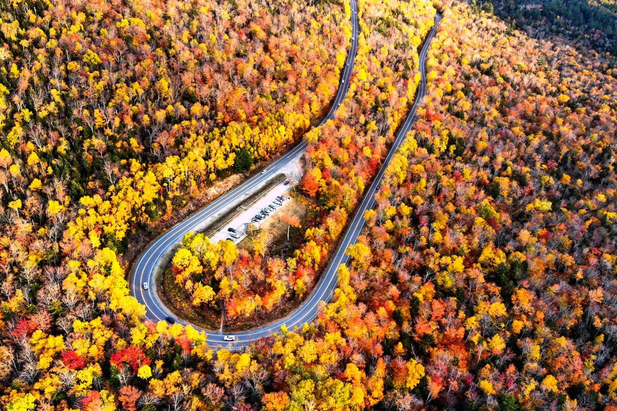 Fall Colors At Kancamagus Highway, New Hampshire