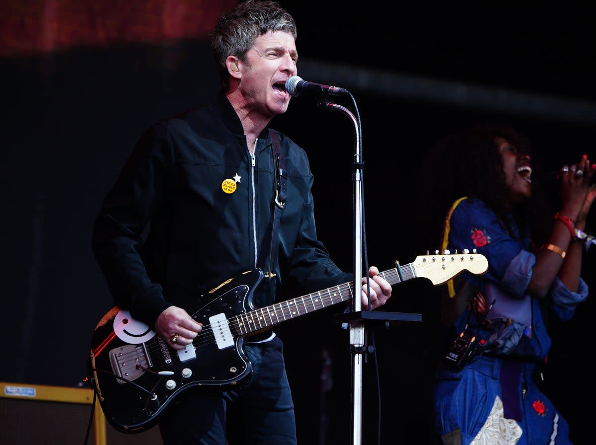 Noel Gallagher’s High Flying Birds performing at the Glastonbury Festival (Ben Birchall/PA) (PA Wire)