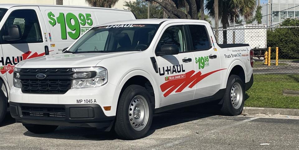 ford maverick uhaul truck rental