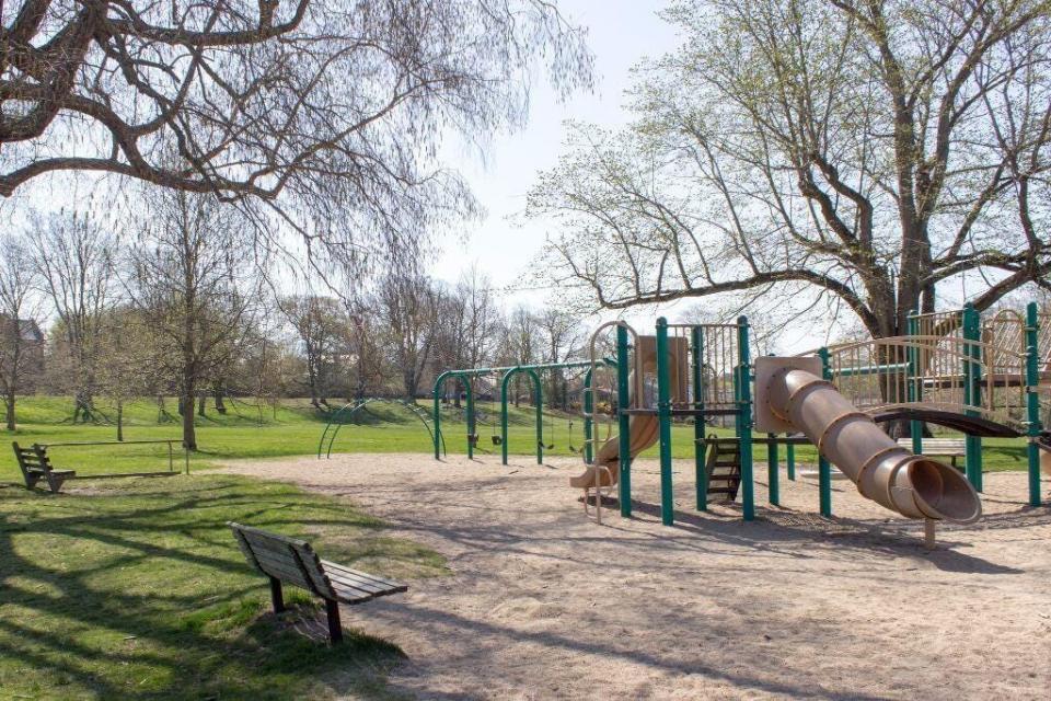 The playground at Morton Park.