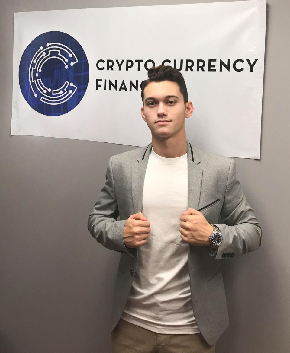 Eddy Zillan, 18, of Orange, Ohio, has amassed well over $500,000 worth of bitcoin and other cryptocurrencies. (Photo courtesy of Eddy Zillan)