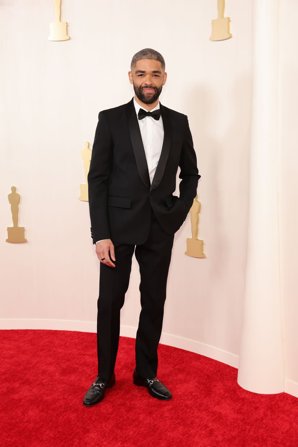 kingsley ben adir, oscars 2024 red carpet