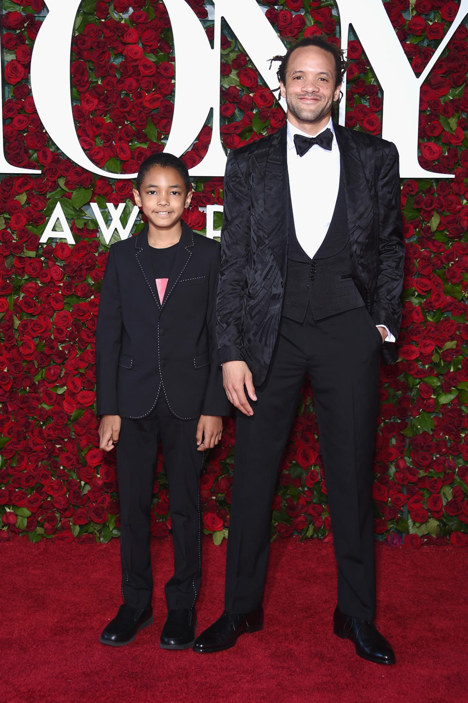 NEW YORK, NY - JUNE 12:  Savion Glover (R) attends the 70th Annual Tony Awards at The Beacon Theatre on June 12, 2016 in New York City.  (Photo by Dimitrios Kambouris/Getty Images for Tony Awards Productions)