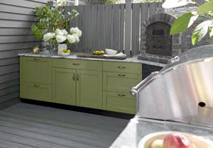 As demand soars for all things al fresco, demand for outdoor kitchen cabinetry is also on the rise.