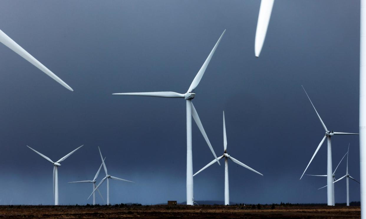 <span>Researchers at Oxford have said that the UK could become entirely powered by wind and solar energy.</span><span>Photograph: Murdo MacLeod/The Guardian</span>
