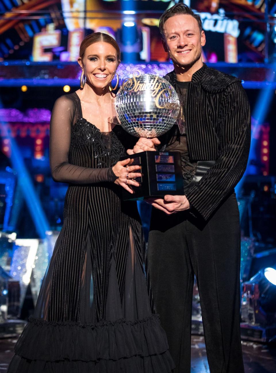 Clifton pictured with his now partner Stacey Dooley after they won Strictly Come Dancing in 2018 (BBC)