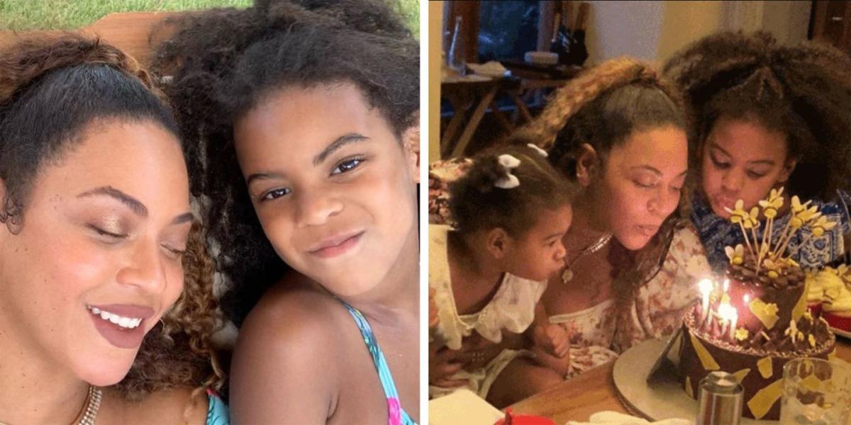 Beyoncé Posts Many Never-Before-Seen Photos of Her Kids Blue Ivy, Rumi ...