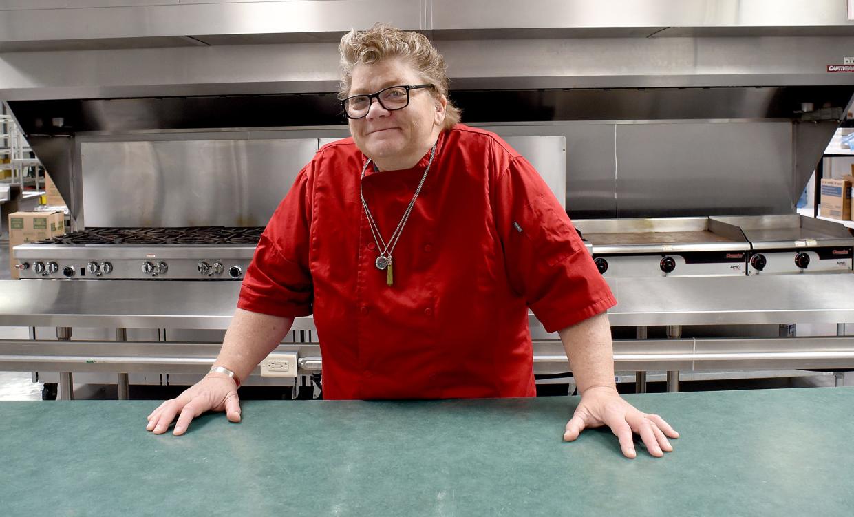 Chef Ella Dudek is the new chef cooking with a team of volunteers and offering breakfasts, lunches, dinners and snacks at the 4-H Activity Center Dining Hall.