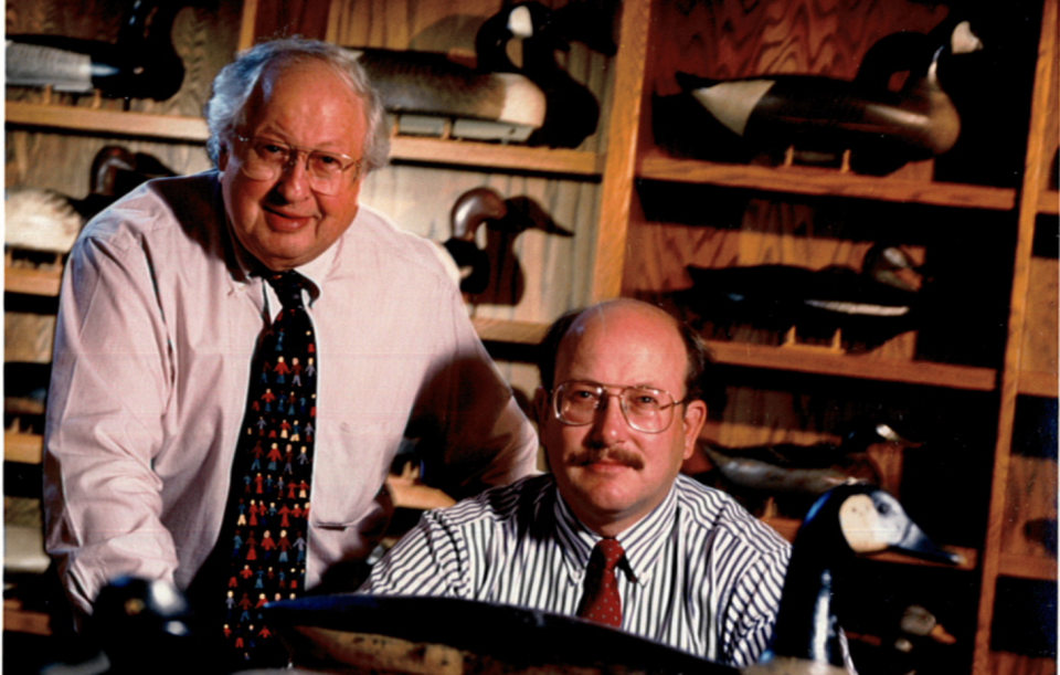 Richard and Daniel Perkins, managers of the Perkins Discovery Fund, which has risen nearly 20% as the S&P 500 has floundered this year. Photo provided by Daniel Perkins.