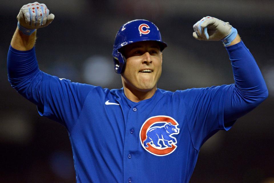 Rizzo won the 2016 World Series with the Chicago Cubs.