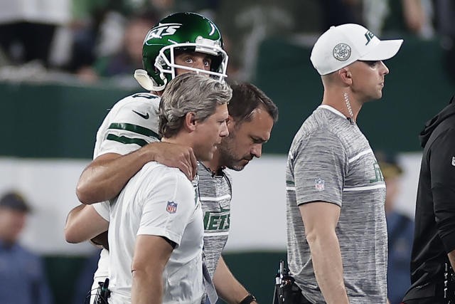 On gutting, exhilarating night, Jets locker room sorts through aftermath of Aaron  Rodgers injury