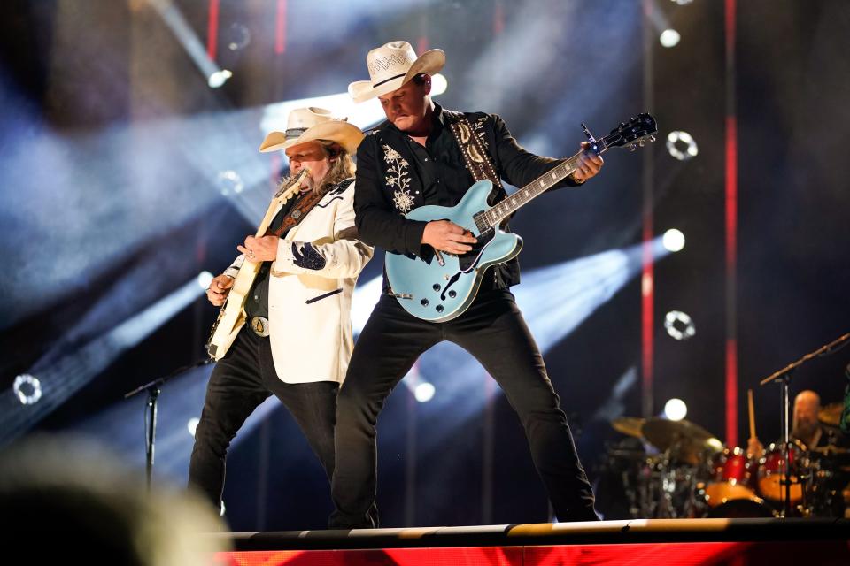 John Pardi performs during CMA Fest at Nissan Stadium early in the morning on Saturday, June 10, 2023, in Nashville, Tennessee.