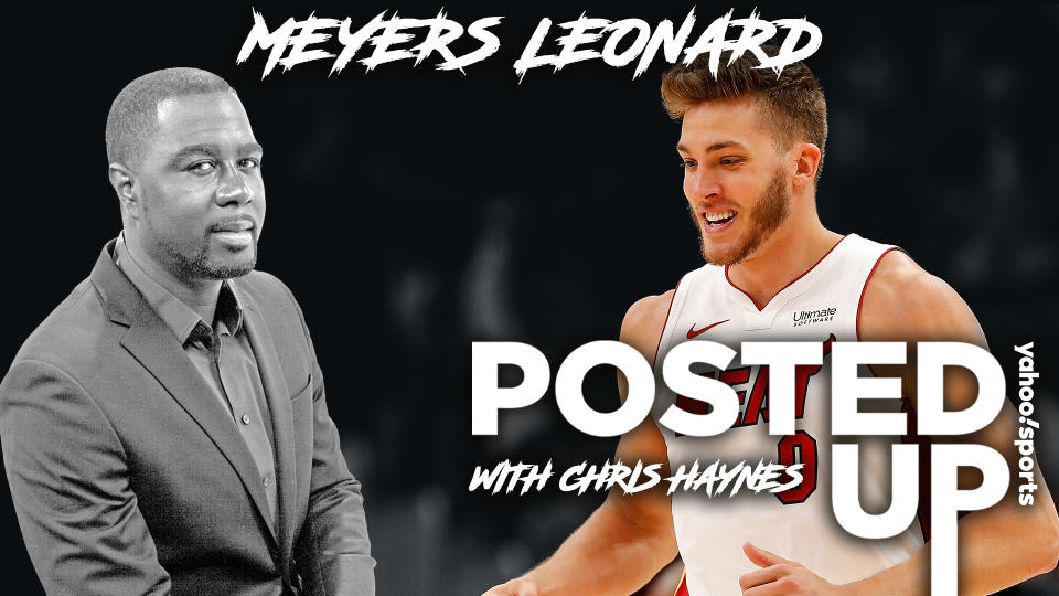 Meyers Leonard chats with Chris Haynes.