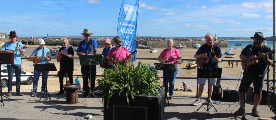 Falmouth Packet: Hayle's Ukuhayles at St Ives Harbour