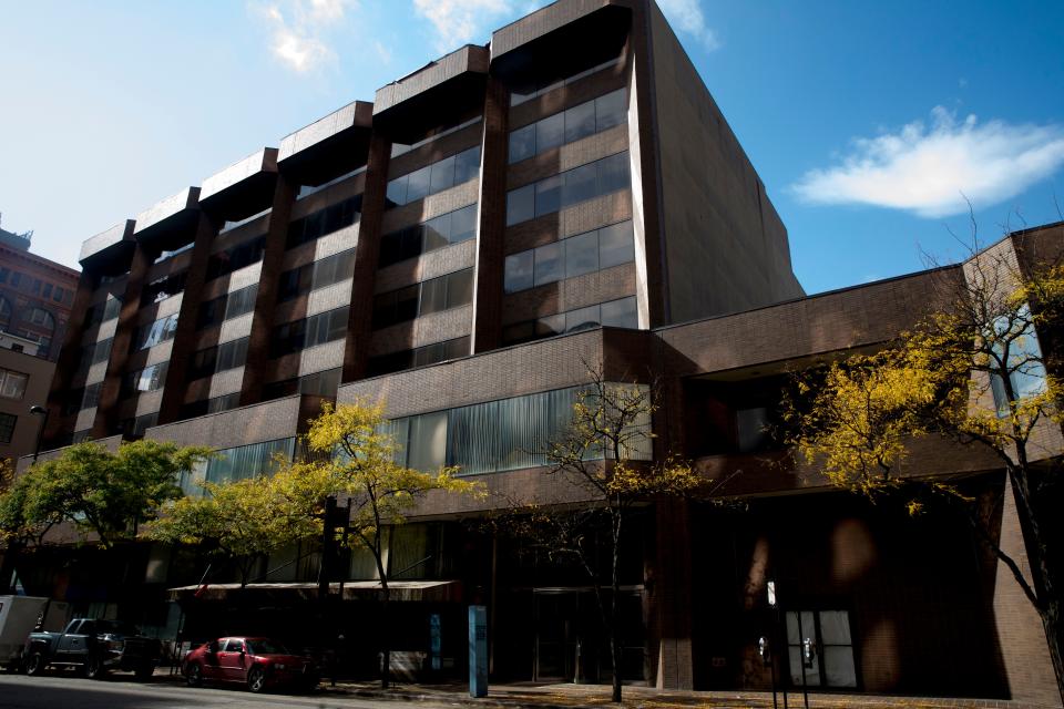 The site of the former Convention Place Mall in downtown Cincinnati remains a desirable property because of its proximity to the Duke Energy Convention Center.