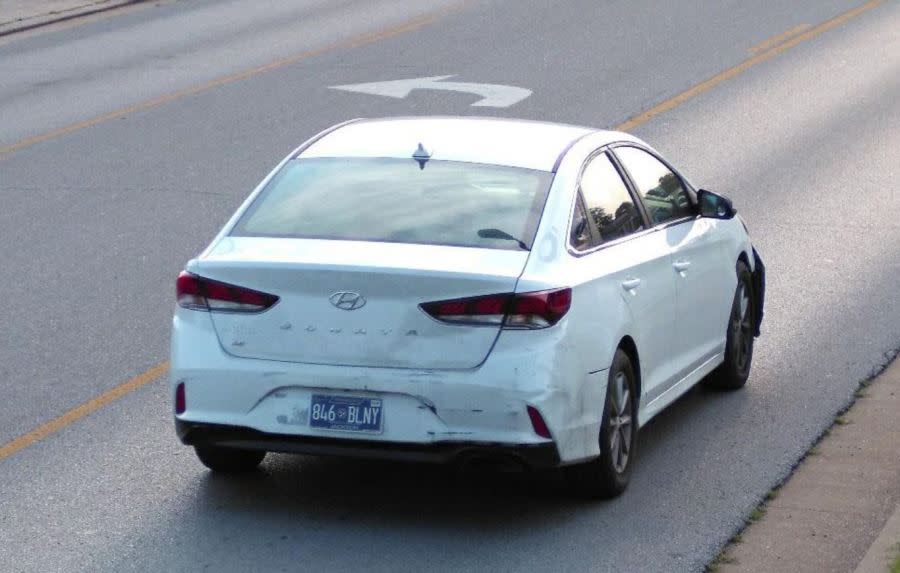 Suspect Hyundai (Source: Tennessee Bureau of Investigation)