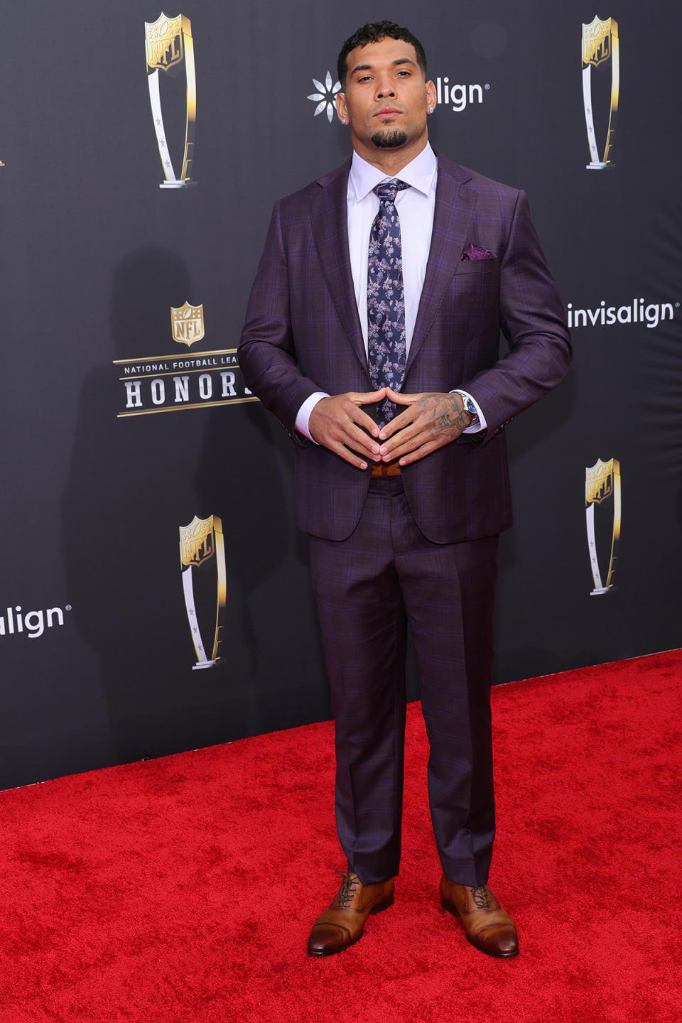 LAS VEGAS, NEVADA - FEBRUARY 08: James Conner attends the 3th Annual NFL Honors at Resorts World Theatre on February 08, 2024 in Las Vegas, Nevada. (Photo by Ethan Miller/Getty Images)