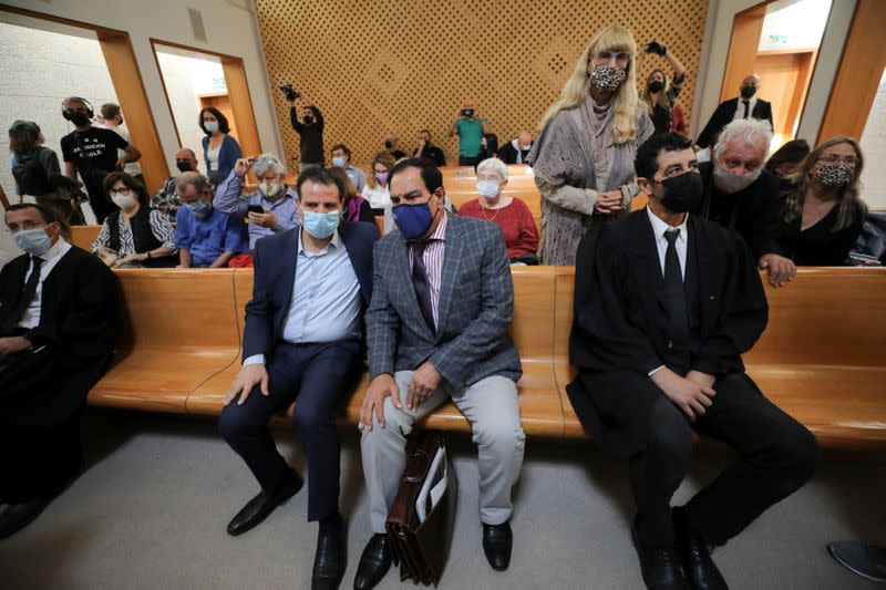 Palestinian doctor Izzeldin Abuelaish attends hearing at Israel's Supreme Court