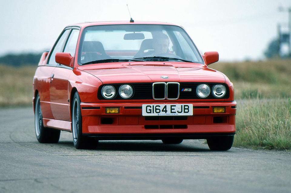 <p><span><span>Not just one of the best cars from Germany, BMW’s first M3 helped to define the </span><strong><span>1980s</span></strong><span> as a decade. It came with blistered wheelarches, low stance and was a bespoke model with a completely different rear window angle to the standard 3 Series two-door model. Originally BMW planned </span><strong><span>5000</span></strong><span> cars to qualify for the European Touring Car Championship, but demand dictated a final tally of 17,184 E30 M3s.</span></span></p><p><br><span><span>The </span><strong><span>Sport Evolution</span></strong><span> was the ultimate E30 M3, complete with a 238bhp 2.5-litre engine and only 600 built.</span></span></p>