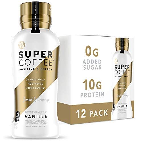 <p><strong>SUNNIVA SUPER COFFEE</strong></p><p>amazon.com</p><p><strong>$33.95</strong></p><p><a href="https://www.amazon.com/dp/B078TNK12Y?tag=syn-yahoo-20&ascsubtag=%5Bartid%7C10056.g.36801416%5Bsrc%7Cyahoo-us" rel="nofollow noopener" target="_blank" data-ylk="slk:Shop Now;elm:context_link;itc:0;sec:content-canvas" class="link ">Shop Now</a></p><p>If your AM workout routine requires a bit of a dose of caffeine, this protein-infused coffee isn't only delicious, it also happens to be sugar-free. Now's definitely the time to stock up on all their delicious flavors. (They're great to travel with, too.)</p>