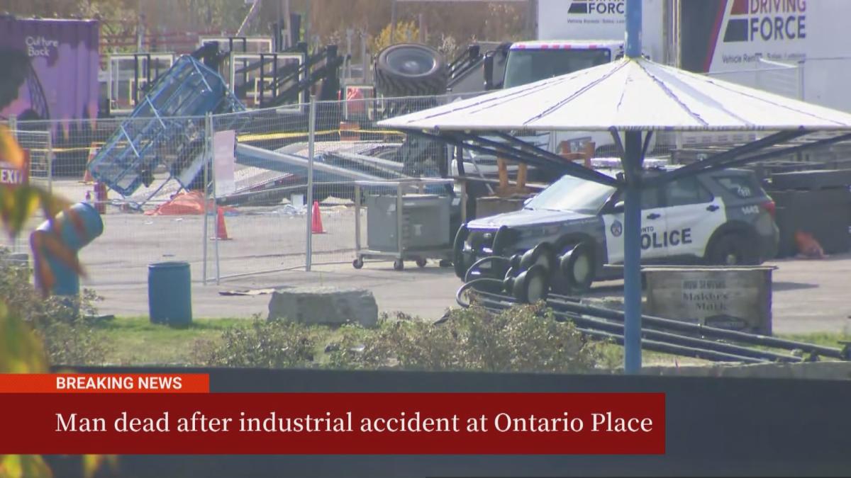 Man dead after Ontario Place construction accident