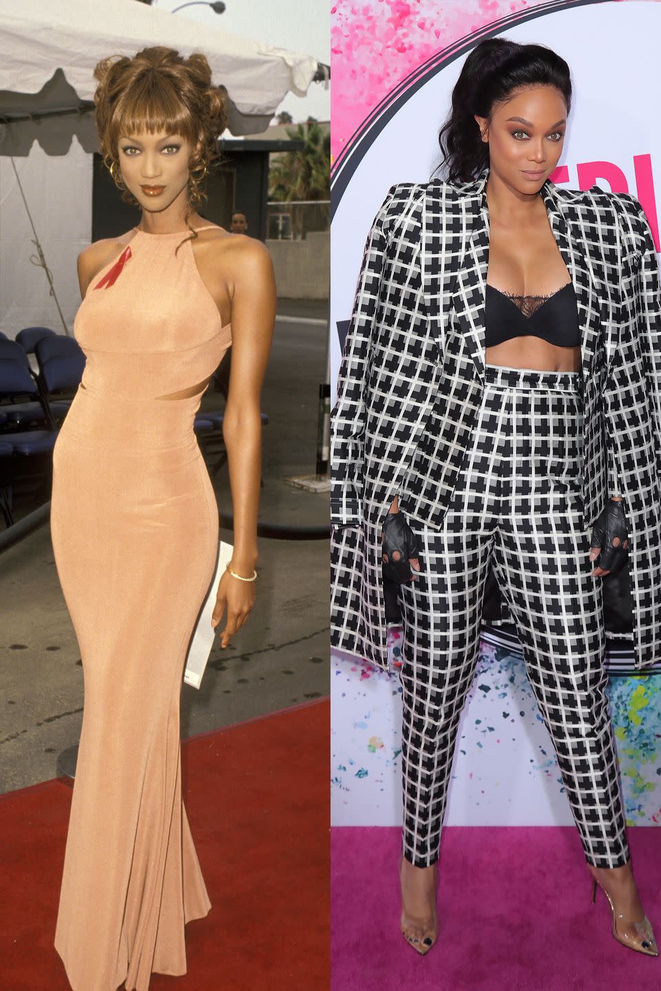 Tyra Banks 1993 v. Now