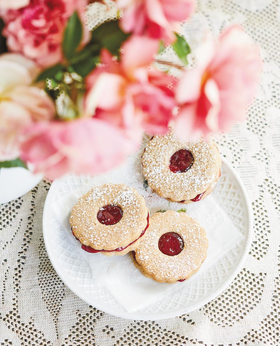 Authentic Linzer Cookies from “Bigger Bolder Baking Every Day” by Gemma Stafford.