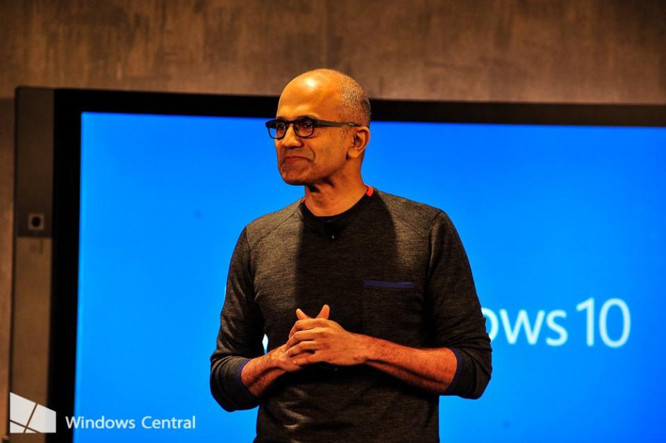 Satya Nadella talking about Windows