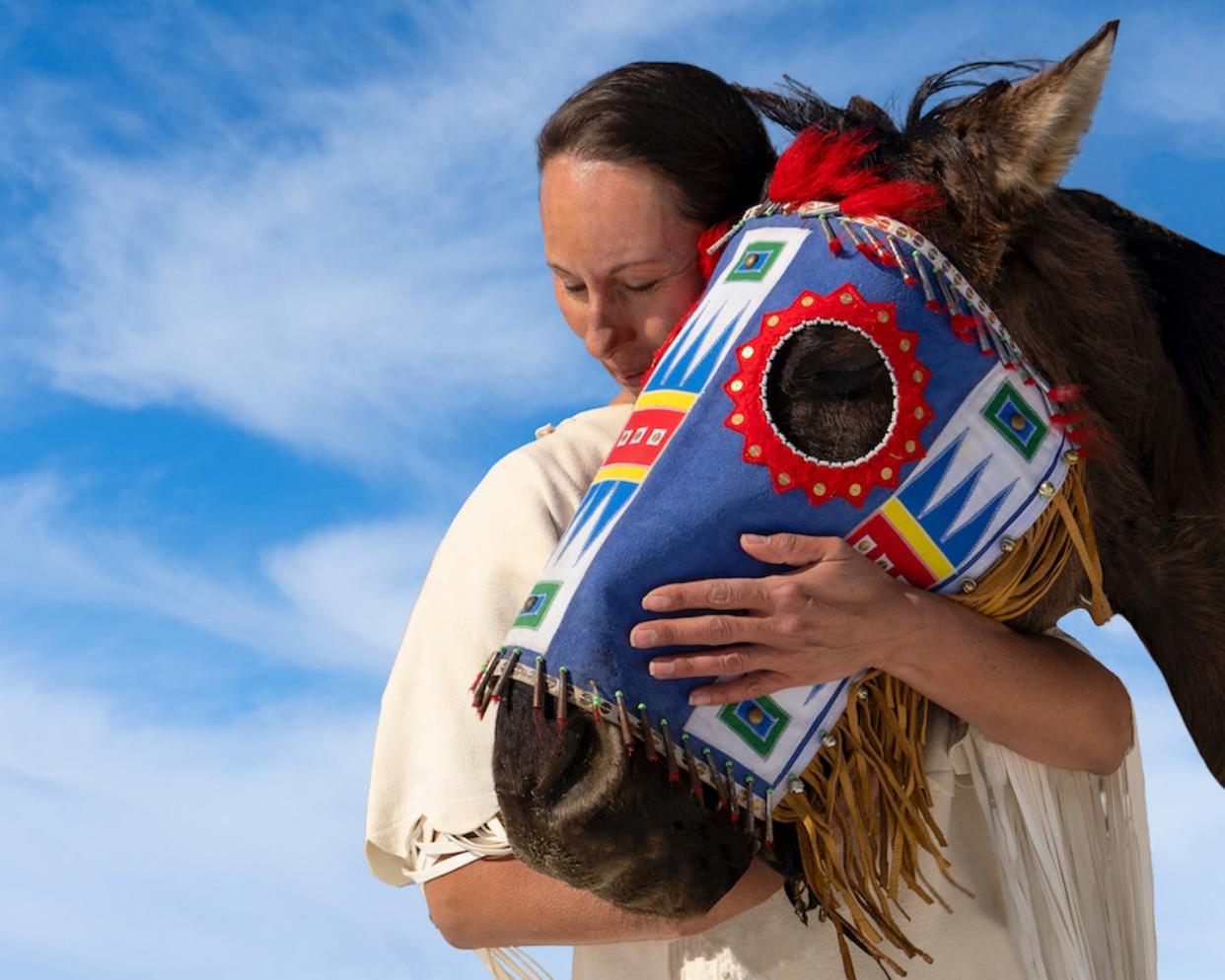 Horses are an active part of life for the Lakota and many other Plains nations today. Jacquelyn Córdova/Northern Vision Productions