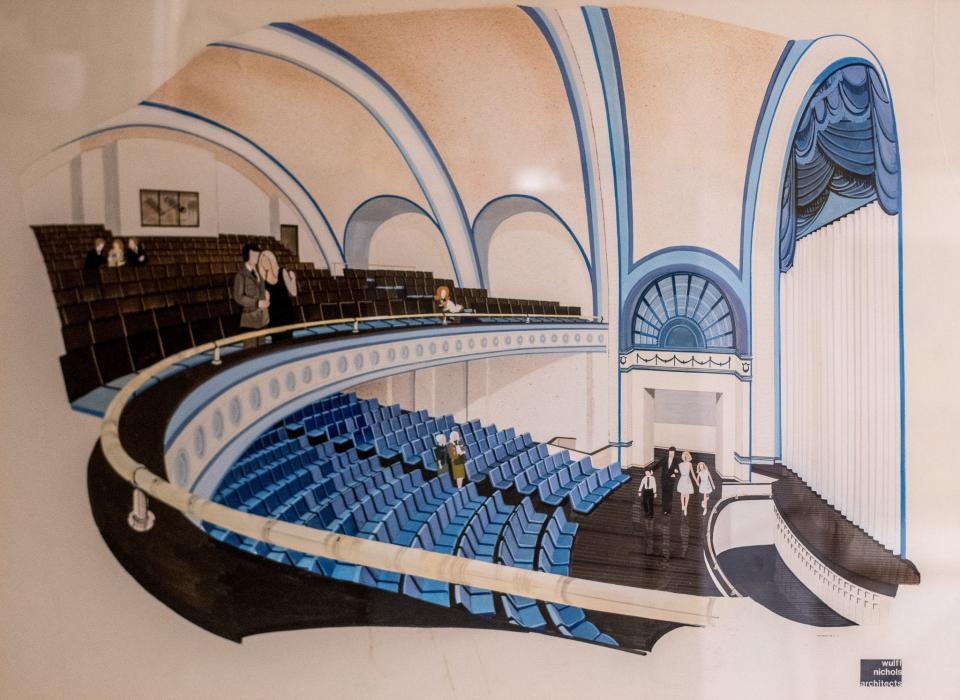 Wulff and Nichols design of the interior of the Opera House.