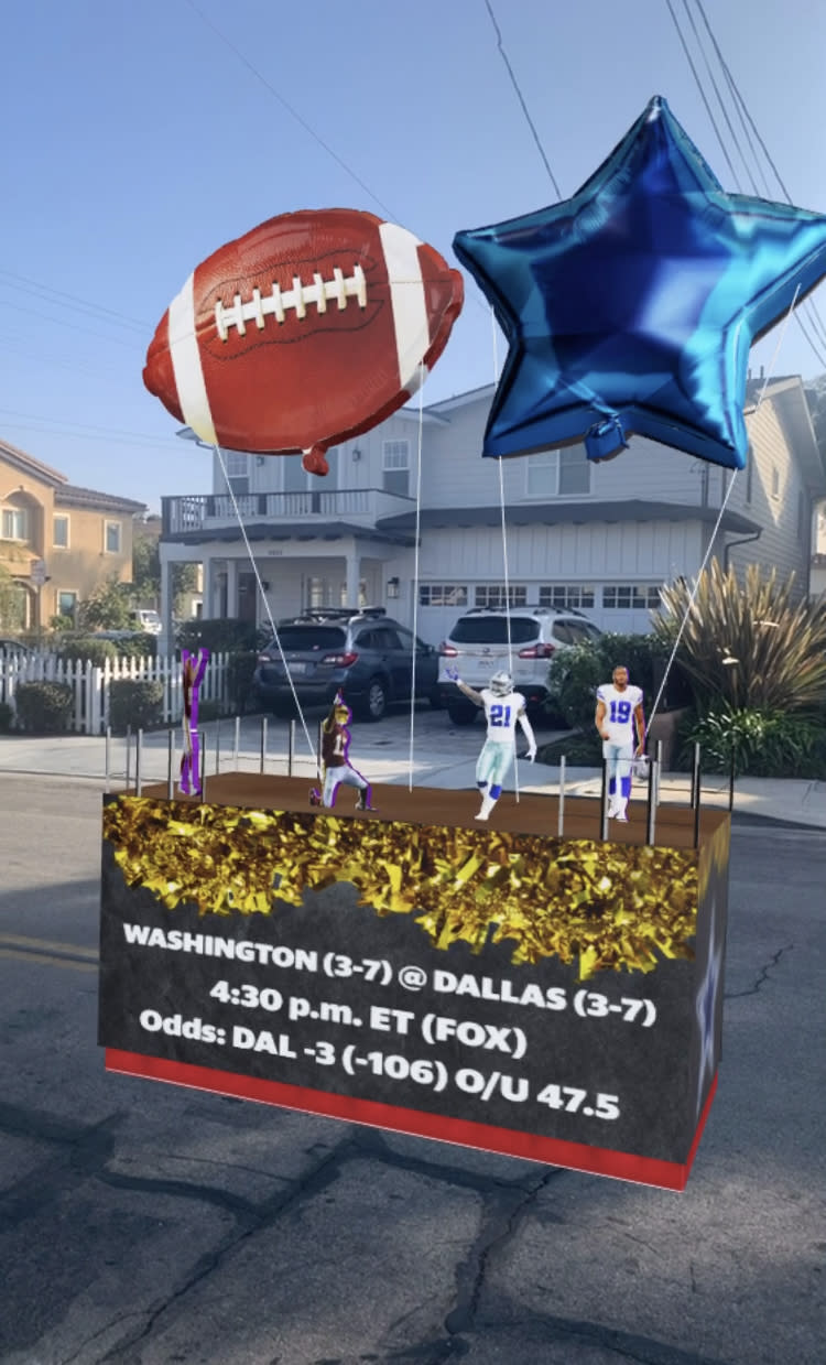 Yahoo Sports' brings the Thanksgiving parade to your neighborhood.