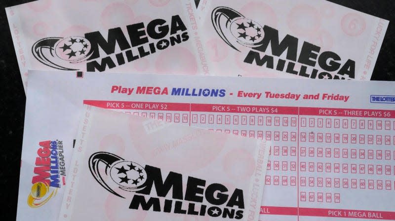 Mega Millions lottery tickets