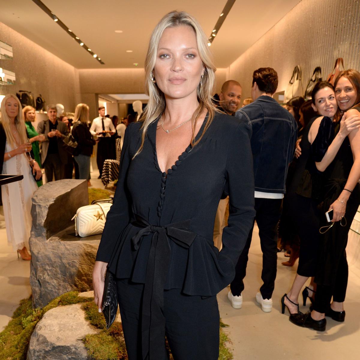 Kate Moss' Ibizan fishnet dress proves why she's still a style icon