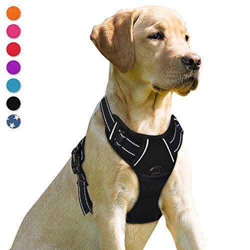 13) BARKBAY Front Clip Reflective Dog Harness