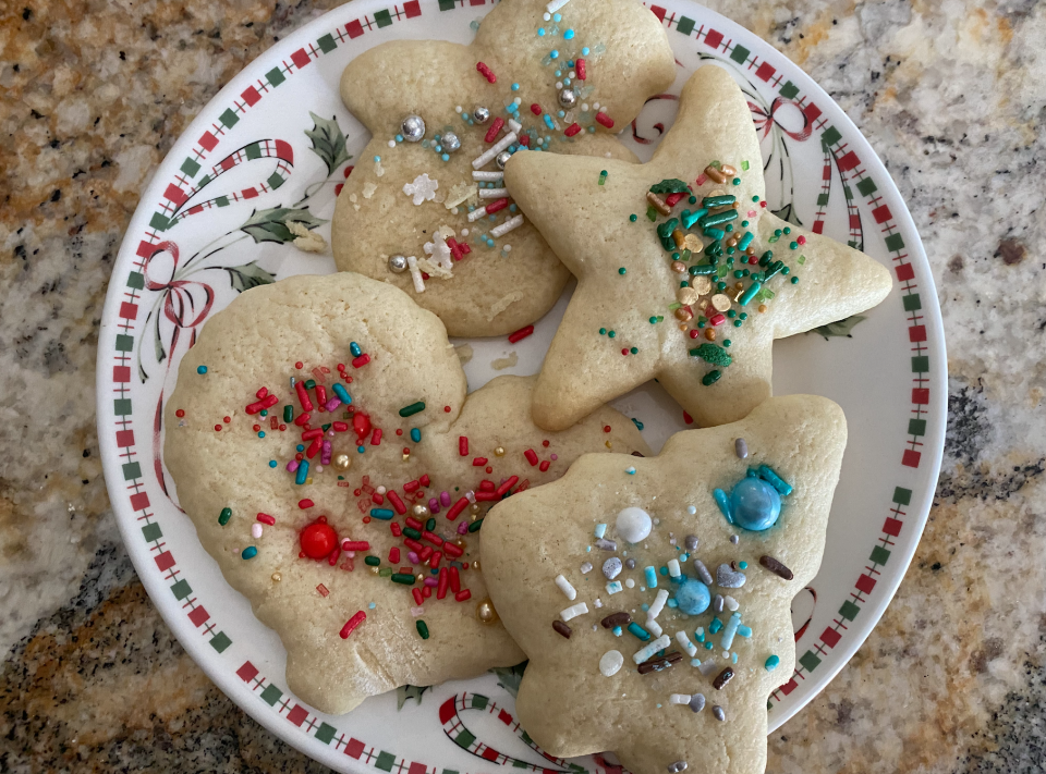 These flavorful, buttery sugar cookies will be our go-to sugar cookie recipe on Christmas Eve. (Terri Peters/TODAY)