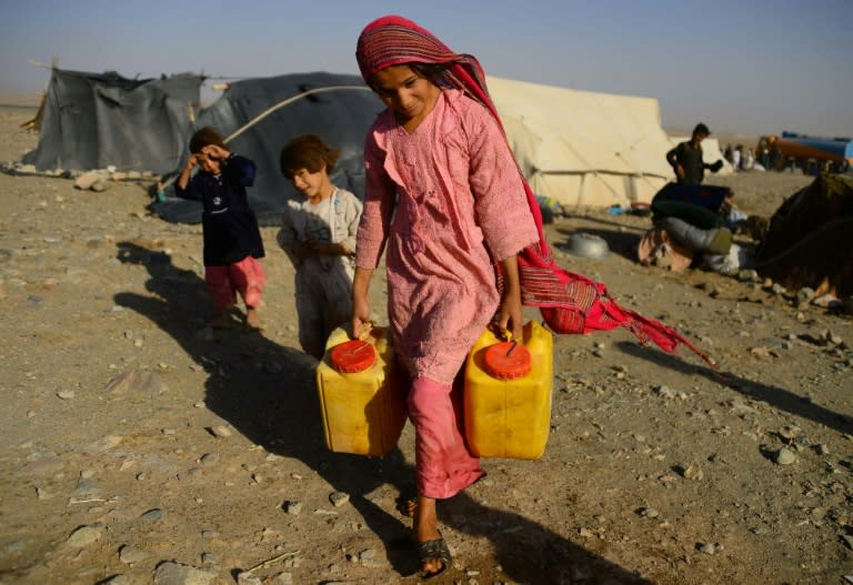 Conditions are miserable in the camps where families displaced by the drought have settled as temperatures drop across the country