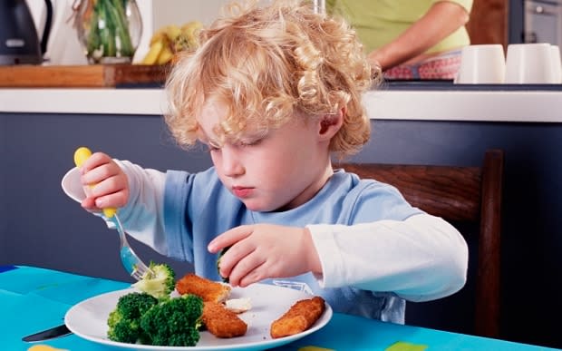 Fish fingers: not quite the last word in 'child friendly' meals - Credit: Peter Dazeley